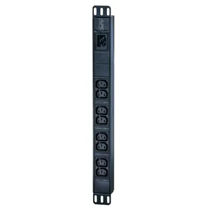 APC Easy PDU, Basic, 1U, 16A, 230V, 8 x IEC Ausgänge, Rack Montage (EPDU1016B)