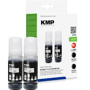KMP Tintenpatronen Schwarz ersetzt  Epson 111 (C13T03M140) 