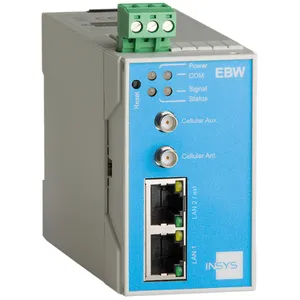 INSYS icom EBW-L100 LTE-Mobilfunk-Router VPN LTE/UMTS/HSPA/GPRS/EDGE 2xEthernet 
