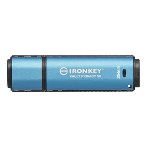 Kingston 256 GB IronKey Vault Privacy50 Verschlüsselter USB-Stick Metall USB 3.2