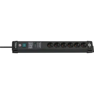 Brennenstuhl Premium-Line Steckdosenleiste 6-fach 5m schwarz 