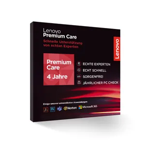Lenovo Premium Care Garantie 4 Jahre auf Ideapad/YOGA/Legion-Notebooks