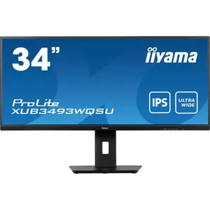 iiyama ProLite XUB3493WQSU-B5 86,4cm (34") UWQHD IPS Office Monitor 21:9 HDMI/DP 75Hz 4ms