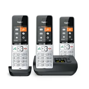 Gigaset Comfort 500A Trio- Schnurlostelefon- Rufnummernanzeige, Anrufbeantworter