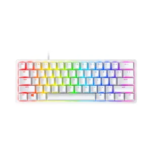 RAZER Huntsman Mini Mercury - Linear Optische Switches (RED), Formfaktor von nur 60 %, Doubleshot PBT-Tastenkappen