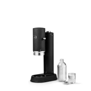 Aarke Carbonator Pro Wassersprudler mit Flasche, Mattschwarz