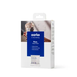 Aarke Filtergranulat, 3er-Pack "Pure Filter" Nachfüllbeutel, für Purifier