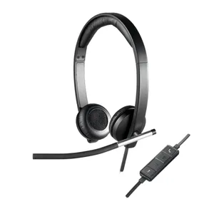 Logitech H650e for Business Stereo Headset, USB-A, Kompatibel zu Microsoft Teams, Zoom, Cisco, GoToMeeting, RingCentral