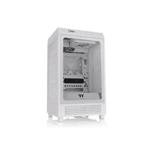Thermaltake The Tower 200 Gaming PC Gehäuse Mini-ITX Weiß Seitenfenster