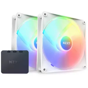 NZXT F140 RGB Core Gehäuselüfter 140mm Weiß 2er Pack