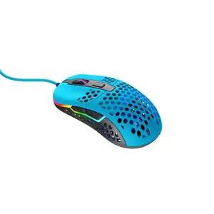 Cherry XTRFY M42 RGB kabelgebundene Gaming Maus USB Miami Blue 