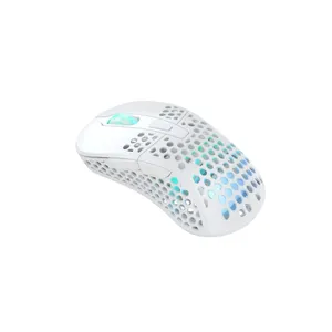Cherry XTRFY M4 RGB kabellose Gaming Maus Weiß