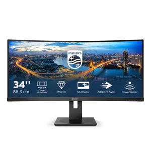 Philips B-Line 345B1C 86,4cm (34") WQHD VA Monitor Curved 21:9 HDMI/DP/USB 100Hz