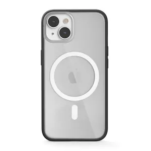 Woodcessories Clear Case MagSafe iPhone 14 Plus Black