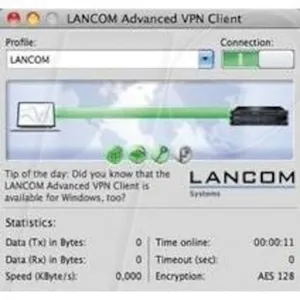 LANCOM Advanced VPN Client Lizenz für 1 Benutzer für MAC OS X 