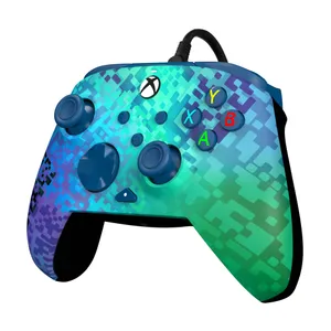 PDP Gaming Controller für Xbox Series X|S, Xbox One und PC | Rematch Glitch Green