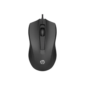 HP 100 Maus Schwarz kabelgebunden