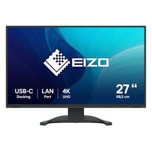 EIZO Flexscan EV2740X-BK 27 Zoll 4K (UHD) IPS Black Panel 16:9 Monitor