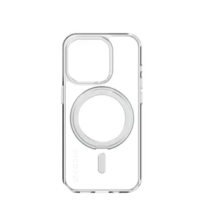 Decoded Recycled Plastic Loop Stand Backcover iPhone 15 Pro  Transparant
