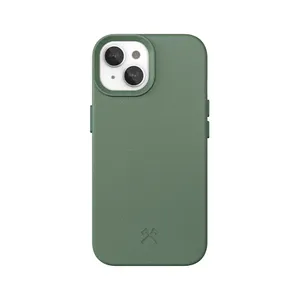 Woodcessories Bio Case MagSafe iPhone 15 Plus Midnight Green Biomaterial 