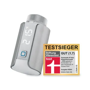 Homematic IP Heizkörperthermostat – Evo silber 