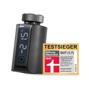Homematic IP Heizkörperthermostat – Evo anthrazit 