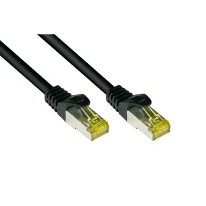 Good Connections Patchkabel mit Cat. 7 Rohkabel S/FTP 25m schwarz 