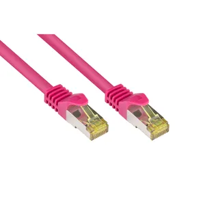 Good Connections Patchkabel mit Cat. 7 Rohkabel S/FTP 30m magenta 