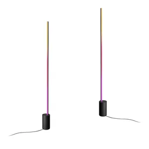 Philips Hue Gradient Signe Stehleuchte schwarz, 2er Pack