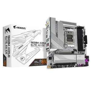 GIGABYTE B650M AORUS ELITE AX ICE mATX Mainboard - Sockel AM5