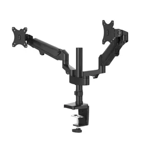 Hama 00118498 Monitorhalterung, mit Gasfeder höhenverstellbar, schwenk-/neigbar, 13-32