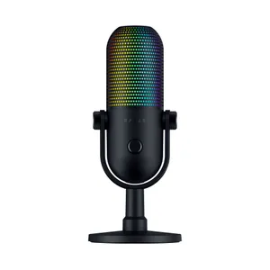 RAZER Seiren V3 Chroma Schwarz - RGB USB Mikrofon mit Tap-to-Mute-Funktion