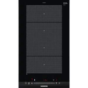 Siemens EX375FXB1E iQ700 Einbau-Induktionskochfeld autark 30cm Facetten-Design