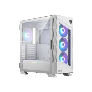 MSI MPG Velox 100R Gaming PC Gehäuse Midi-Tower Weiß Seitenfenster