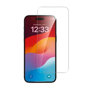 4Smarts Second Glass mit Montagerahmen für iPhone 15 Pro Max 