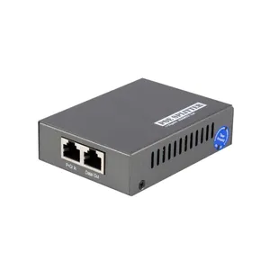 LEVELONE POS-3000, Gigabit PoE Splitter, 802.3at/af PoE, 5-12V DC Ausgang