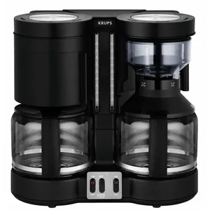 Krups KM 8508 Doppel-Automat Kombiautomat Kaffee/Tee Duothek Plus Schwarz