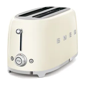 SMEG TSF02CREU 50s Style 4 Scheiben Langschlitz Toaster Creme