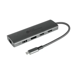 Good Connections USB-C-Hub (10-Port), 2x HDMI 2.0, 1x DP, 1x USB-C PD 96W