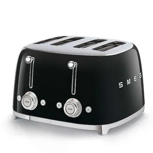 SMEG TSF03BLEU 50s Style 4 Scheiben Toaster Schwarz 