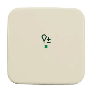 BUSCH JAEGER Wippe 1-fach, mit Symbol "Dimmer" Symbol "Dimmer" weiß 