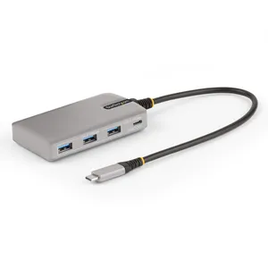 StarTech.com 4-Port USB-C Hub 3x USB-A, 1x USB-C, USB 3.2 10Gbps, DP Alt Mode 4K 60Hz, 100W Power Delivery