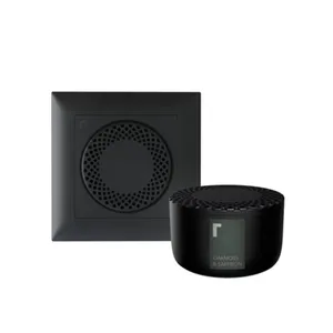 revoltab smarter Raumduft Diffuser HIDE mit Raumduftkapsel OAKMOSS & SAFFRON schwarz