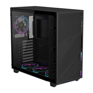 Gigabyte AORUS C400 Gaming PC Gehäuse Midi-Tower Schwarz Seitenfenster