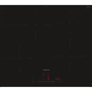 Siemens EH601HFB1E iQ300 Induktionskochfeld 60 cm Schwarz, flächenbündig