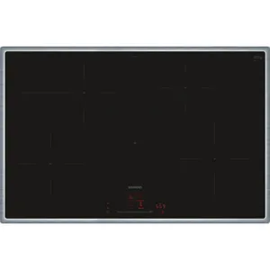 Siemens EH845HFB1E iQ300 Induktionskochfeld 80 cm Schwarz, Mit Rahmen aufliegend