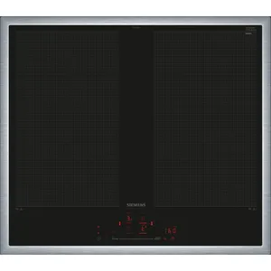 Siemens EX645HXC1E iQ700 Induktionskochfeld 60 cm Schwarz, Mit Rahmen aufliegend