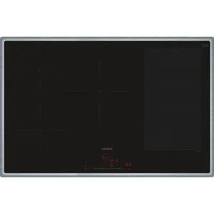 Siemens EX845HVC1E iQ700 Induktionskochfeld 80 cm Schwarz, Mit Rahmen aufliegend
