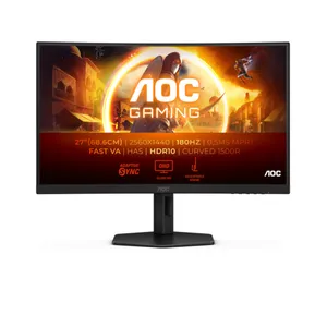 AOC CQ27G4X 68,6cm (27“) QHD VA Gaming Monitor Curved 16:9 HDMI/DP 180Hz Sync 1ms