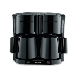 Severin KA 9315 Duo-Filterkaffeemaschine mit 2 Thermokannen schwarz